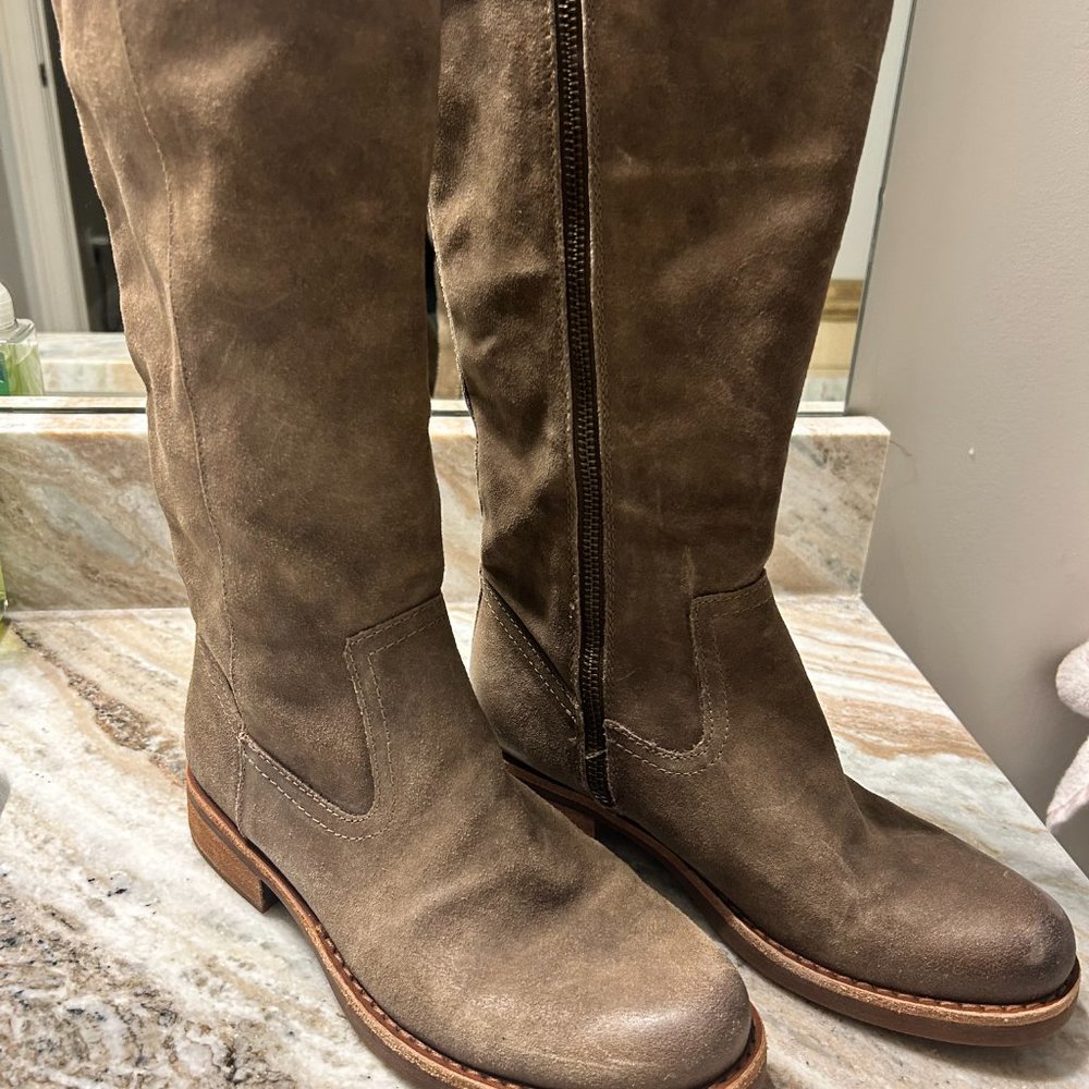 Kork-Ease Sydney Boots Taupe Distressed 6M